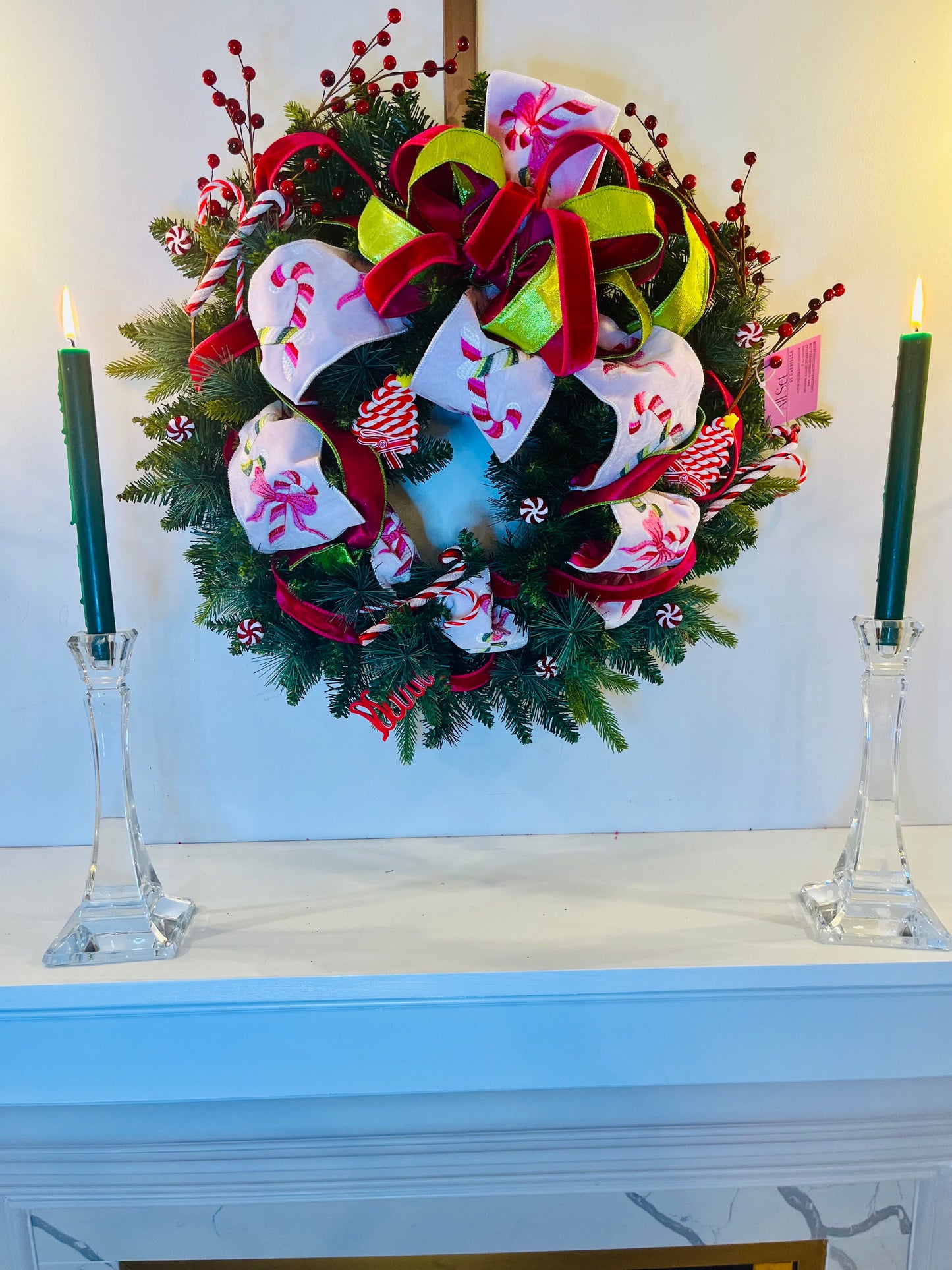 Candy Cane Lane Wreath